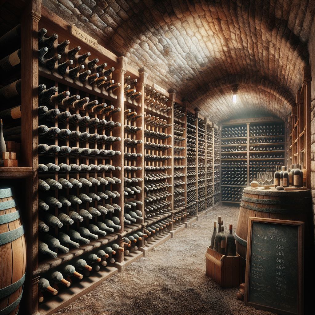 Comment organiser une cave à vin pour les vins en maturation - Image