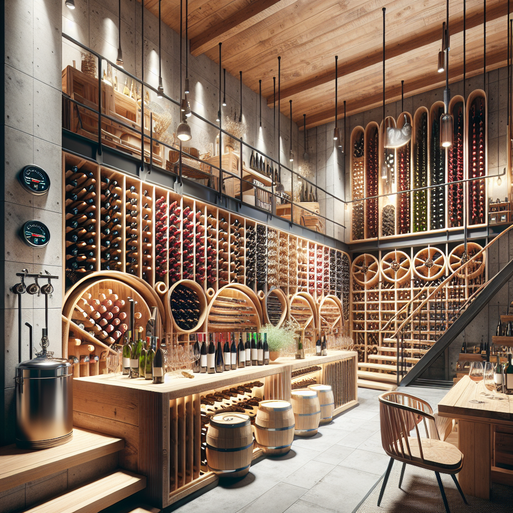 Comment aménager une cave à vin dans un espace ouvert - Image